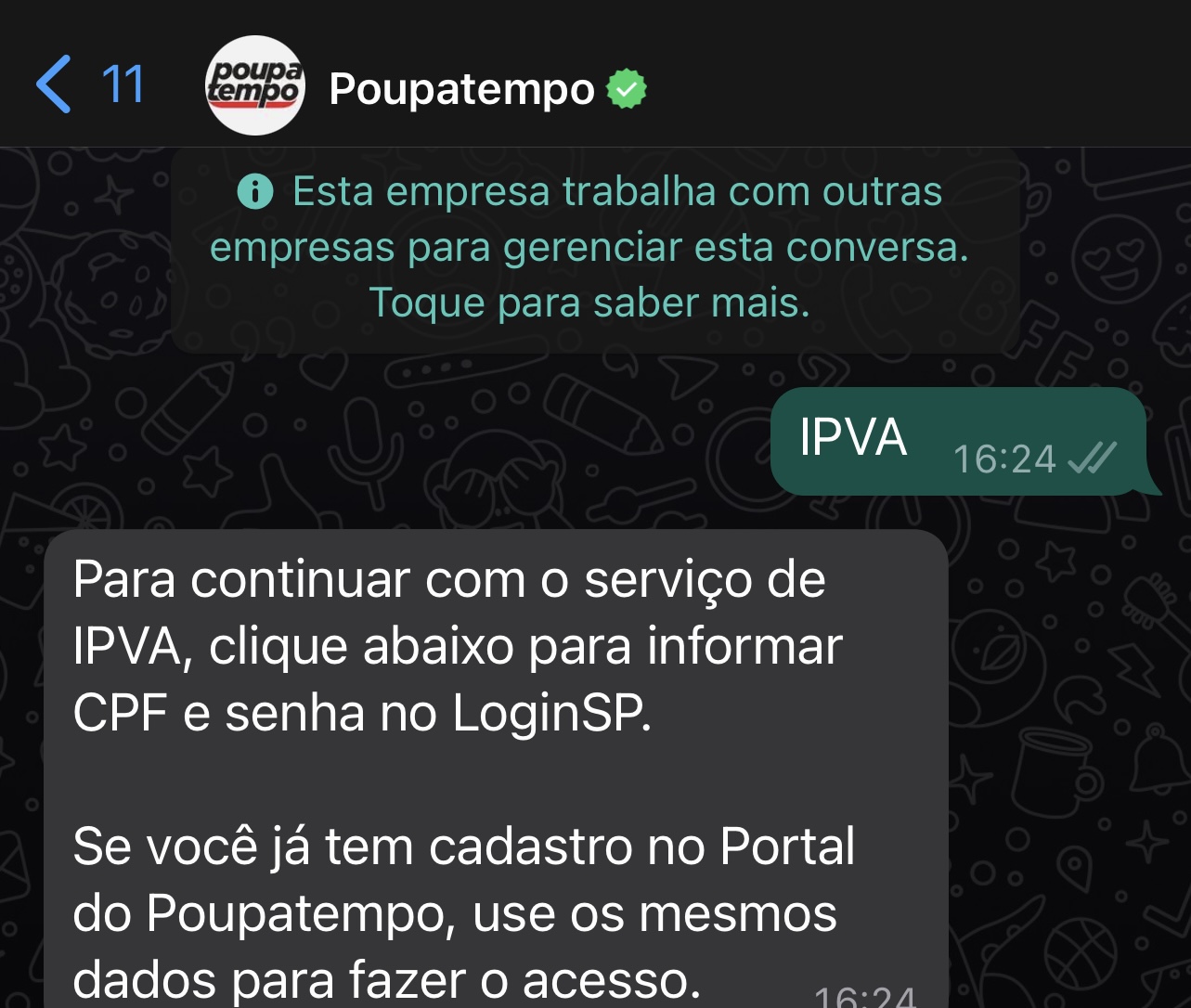 Saiba como acessar TODOS os serviços do Poupatempo pelo WhatsApp; confira