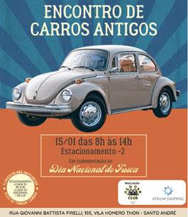 Dia Nacional Do Fusca Tem Encontro De Carros Antigos No Atrium Shopping