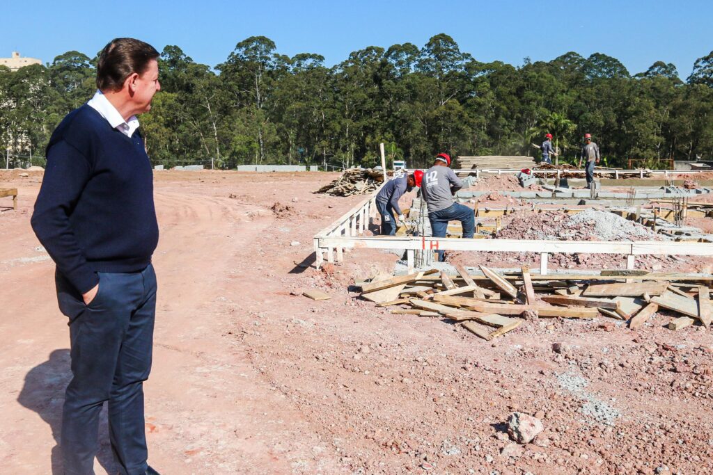Morando vistoria avanço nas obras do Parque da Cidadania de São ...