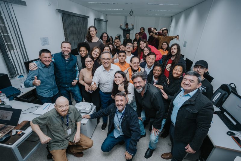 Momento da inauguração da Faculdade. Foto: Divulgação/PMSBC